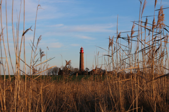 Winterlicher Strandspaziergang im Sonnenuntergang, Flügge auf Fehmarn